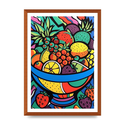 Animated Fruit Bowl in Britto Style