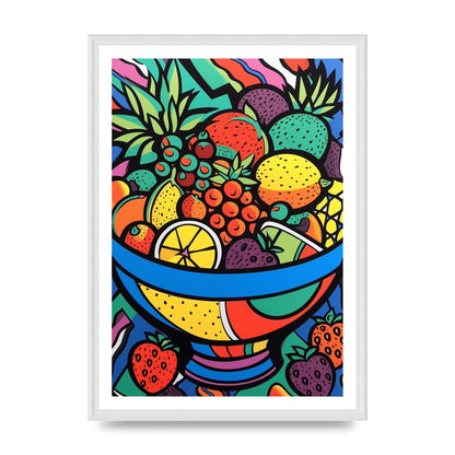 Animated Fruit Bowl in Britto Style