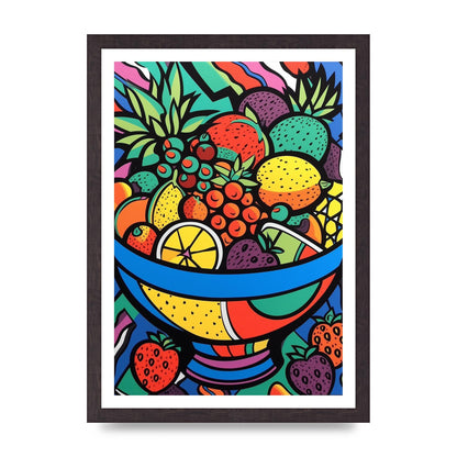 Animated Fruit Bowl in Britto Style