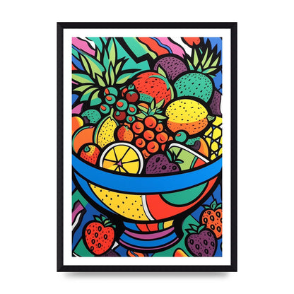 Animated Fruit Bowl in Britto Style