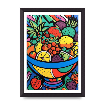 Animated Fruit Bowl in Britto Style