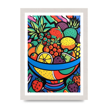 Animated Fruit Bowl in Britto Style