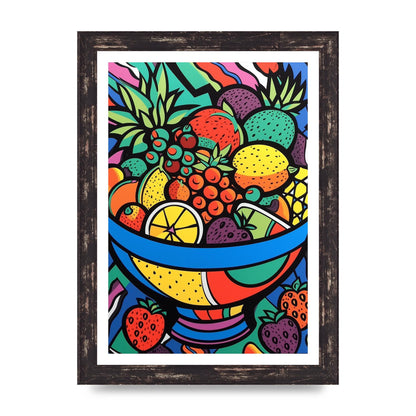 Animated Fruit Bowl in Britto Style