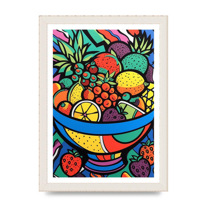 Animated Fruit Bowl in Britto Style