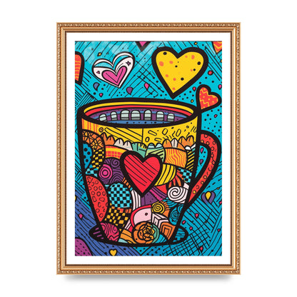 Brittos Vibrant Coffee Mug Risograph