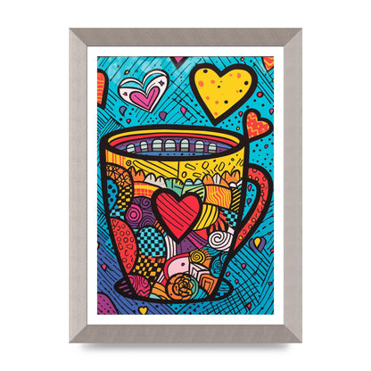 Brittos Vibrant Coffee Mug Risograph