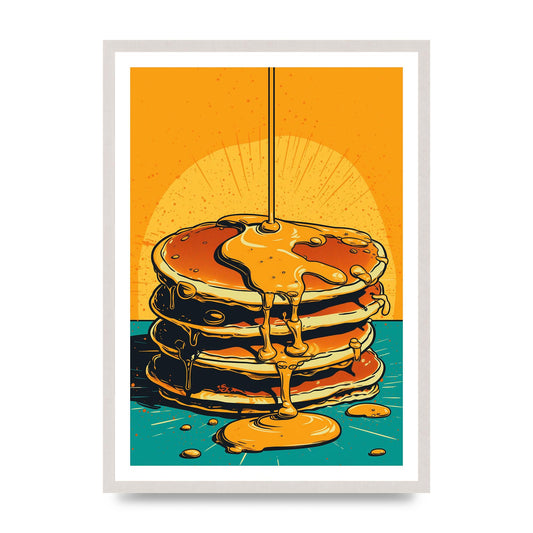 Pancakes with Memphis Design Twist