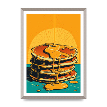 Pancakes with Memphis Design Twist