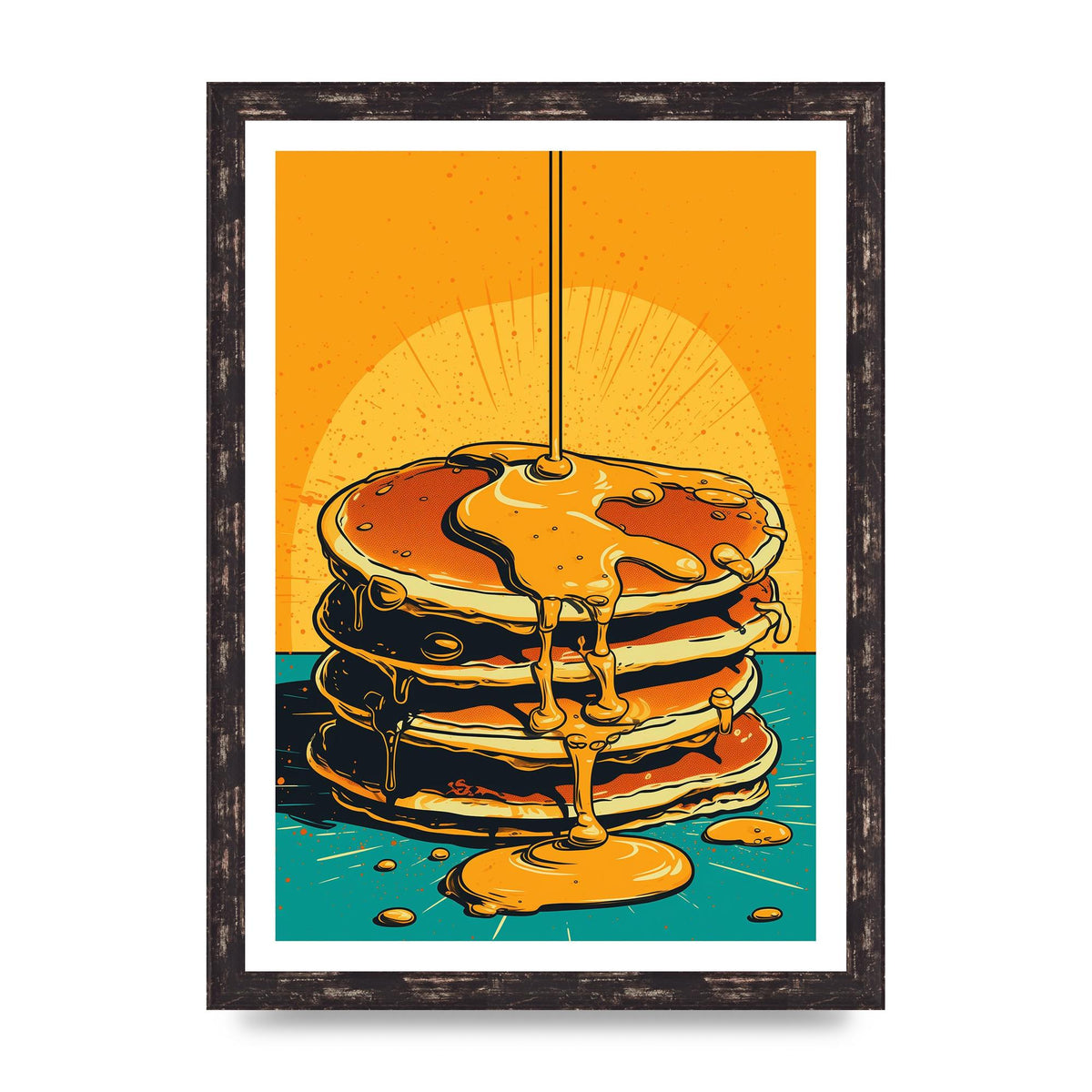 Pancakes with Memphis Design Twist