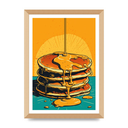 Pancakes with Memphis Design Twist