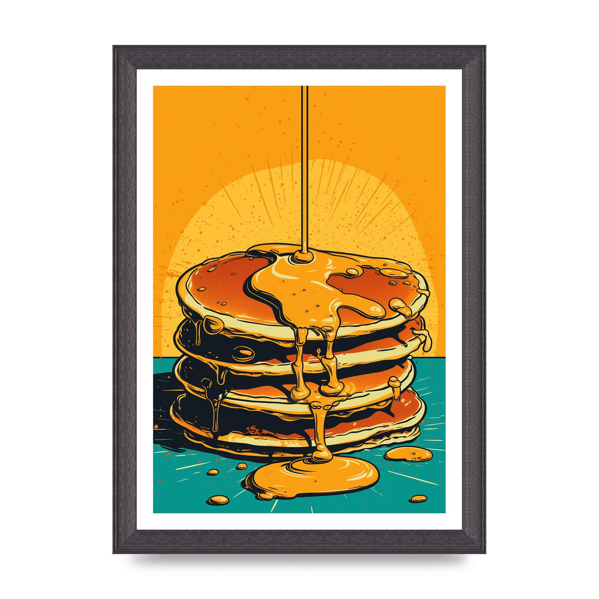 Pancakes with Memphis Design Twist