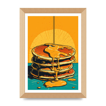 Pancakes with Memphis Design Twist