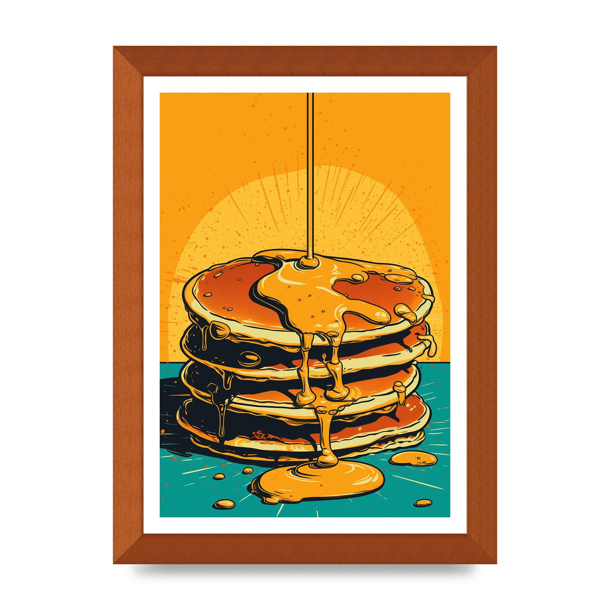 Pancakes with Memphis Design Twist