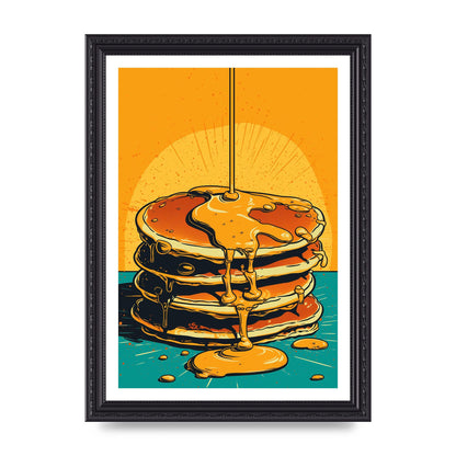 Pancakes with Memphis Design Twist