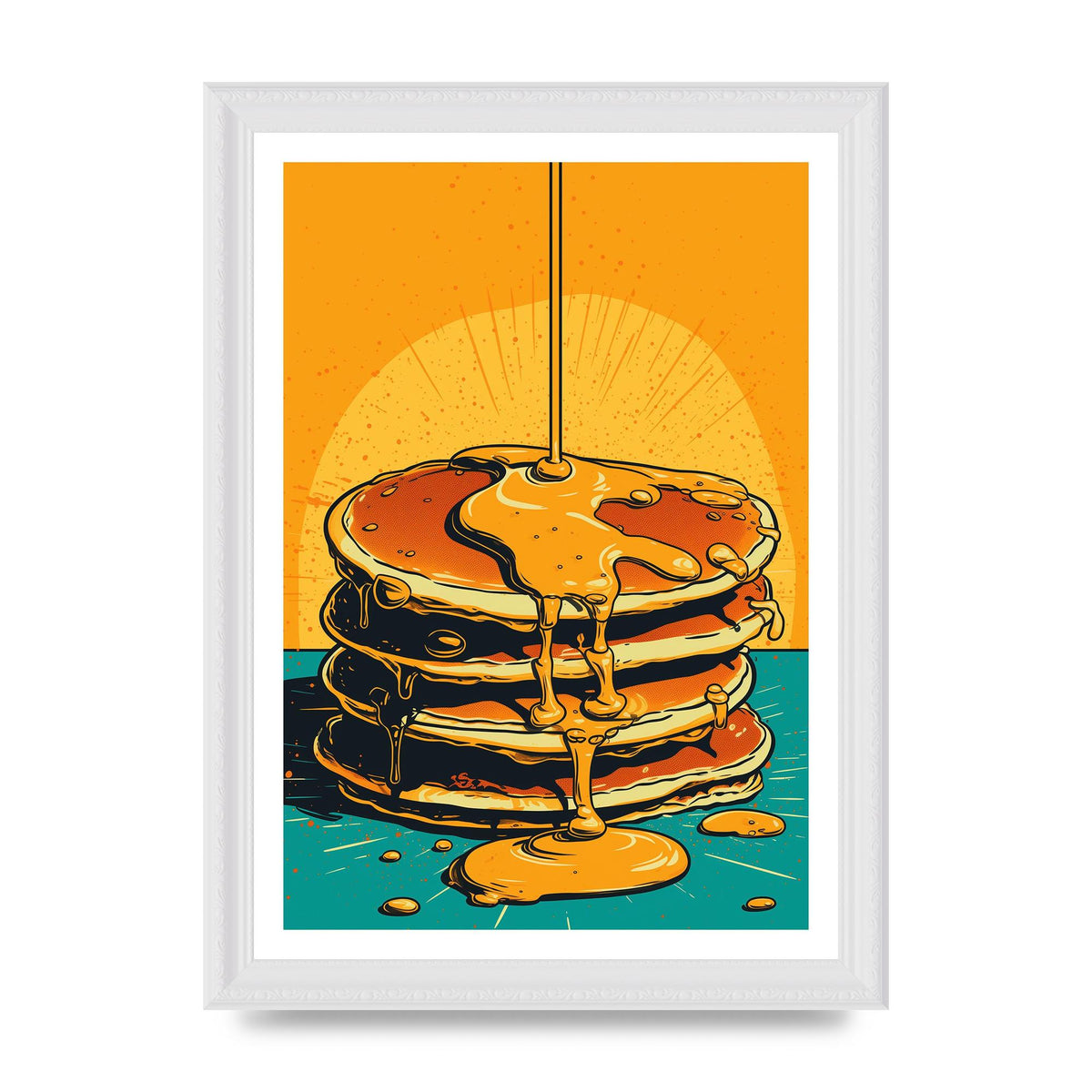 Pancakes with Memphis Design Twist