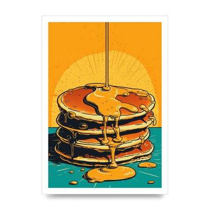 Pancakes with Memphis Design Twist