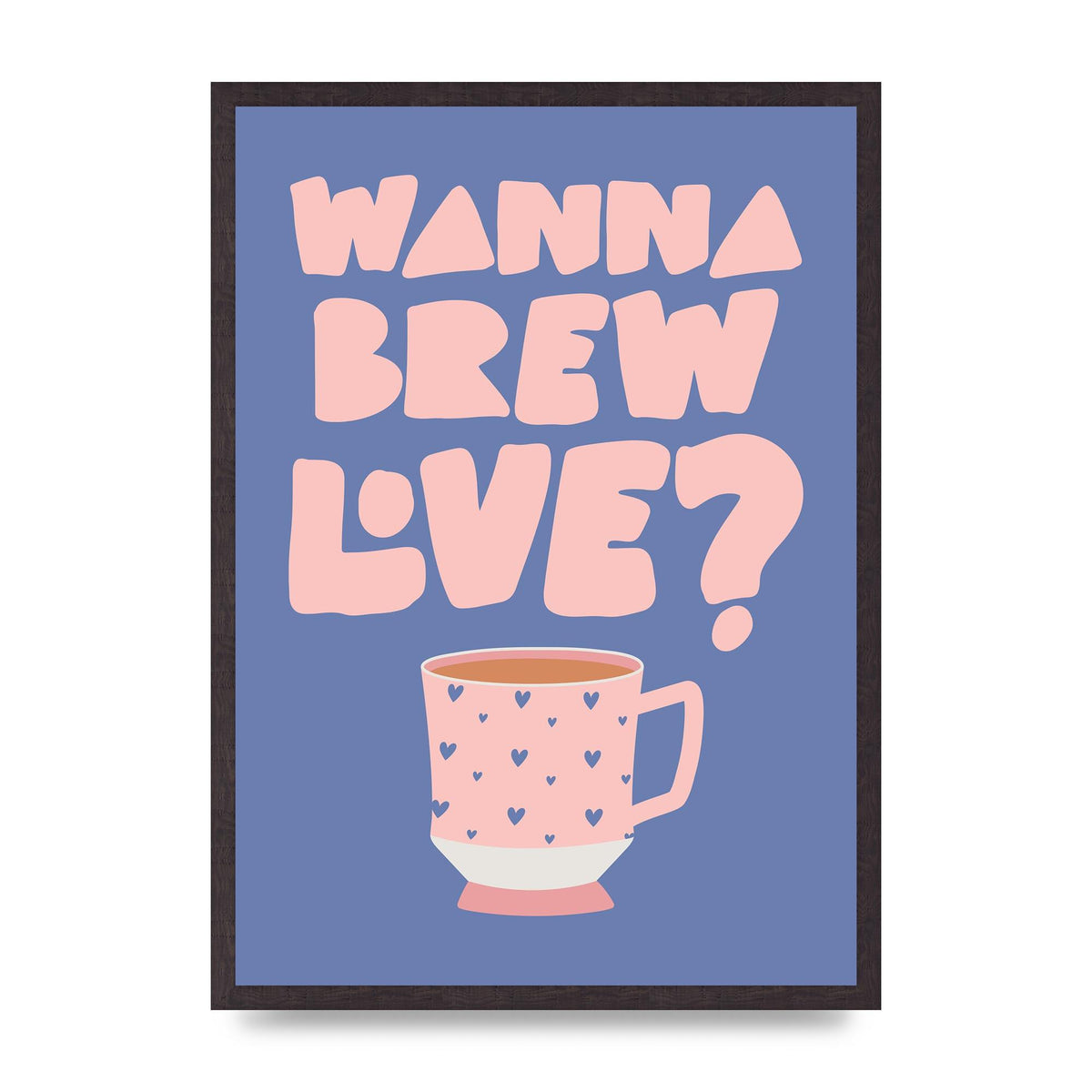 Brewing Love in Shades of Blue and Pink