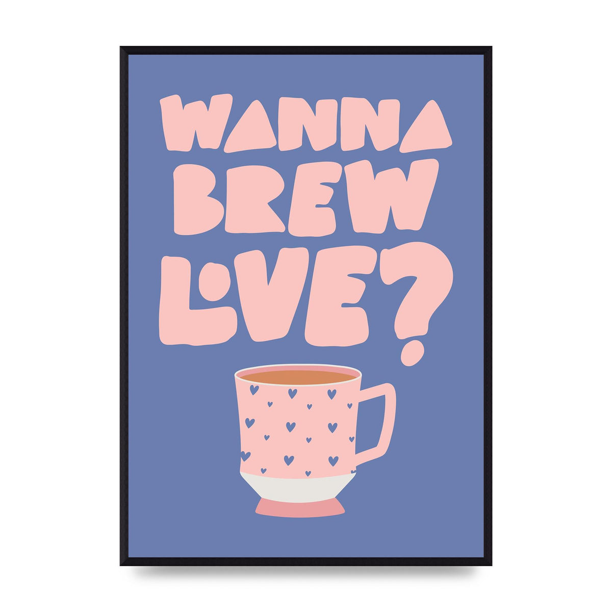 Brewing Love in Shades of Blue and Pink