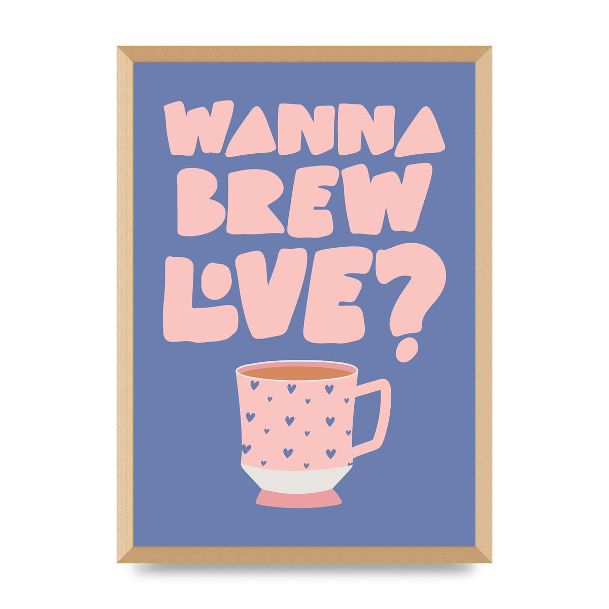 Brewing Love in Shades of Blue and Pink
