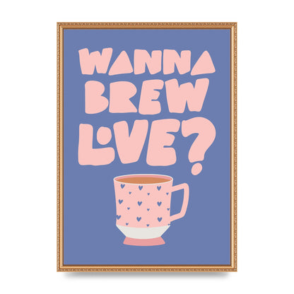 Brewing Love in Shades of Blue and Pink