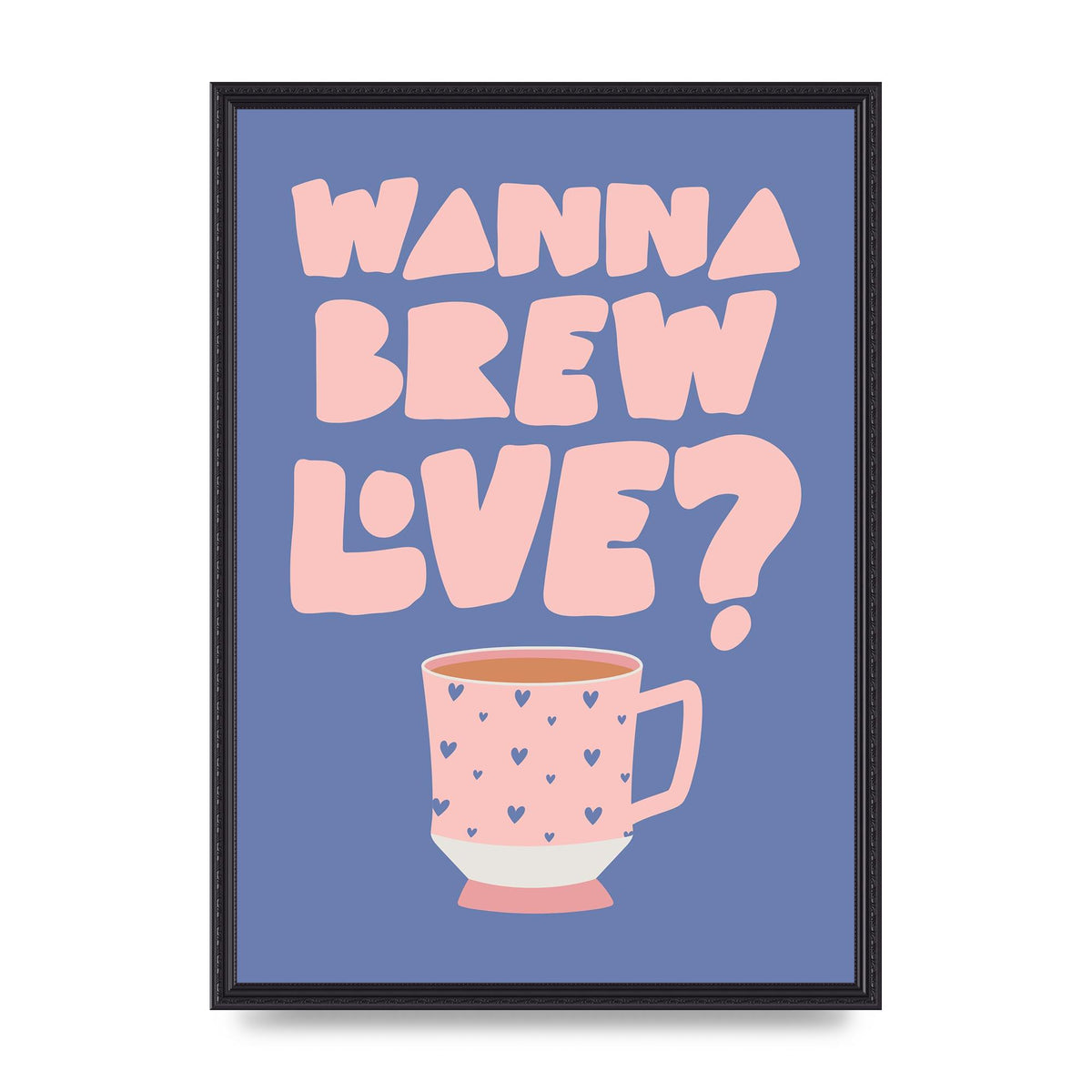 Brewing Love in Shades of Blue and Pink