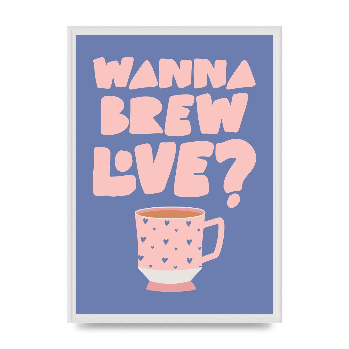 Brewing Love in Shades of Blue and Pink