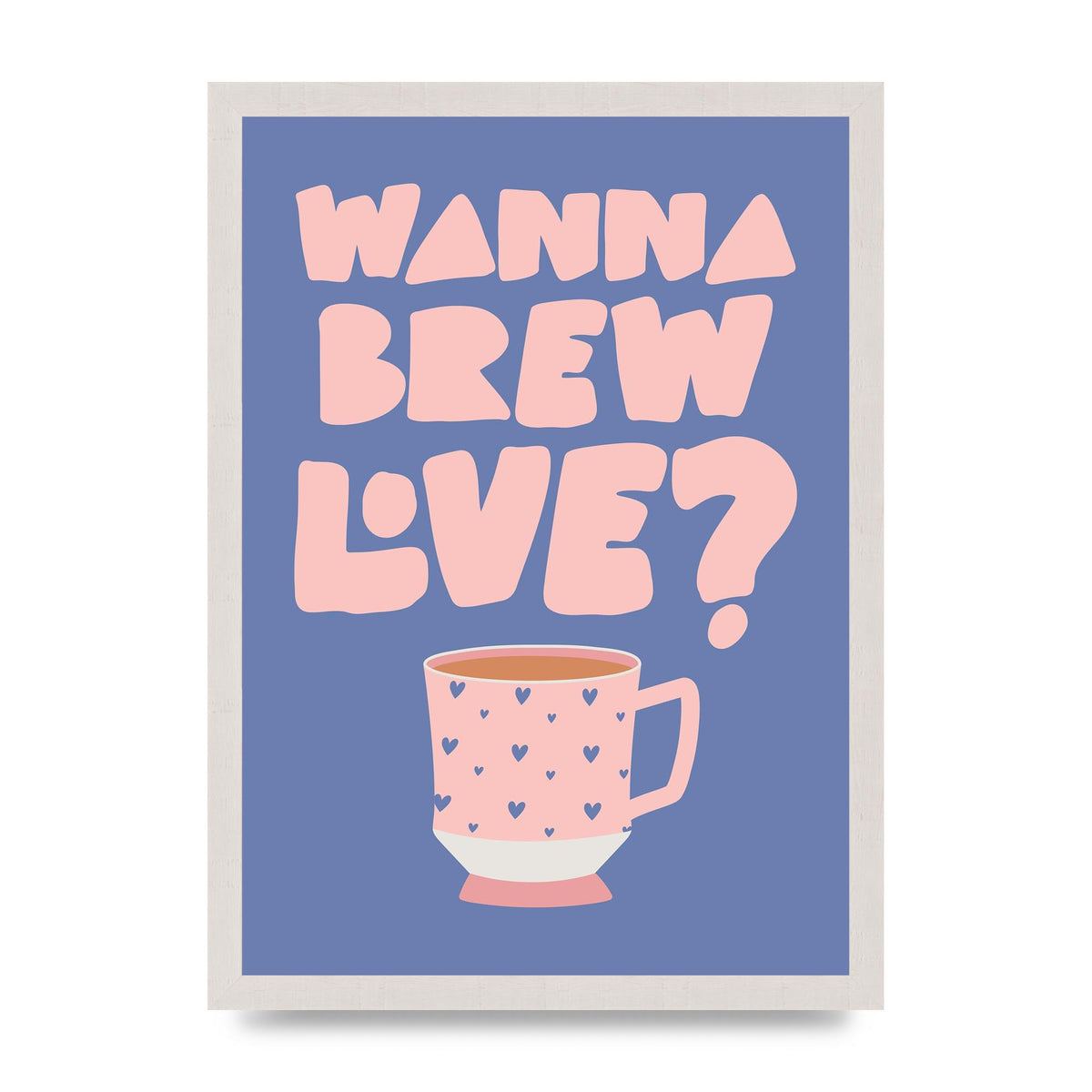 Brewing Love in Shades of Blue and Pink