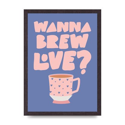 Brewing Love in Shades of Blue and Pink