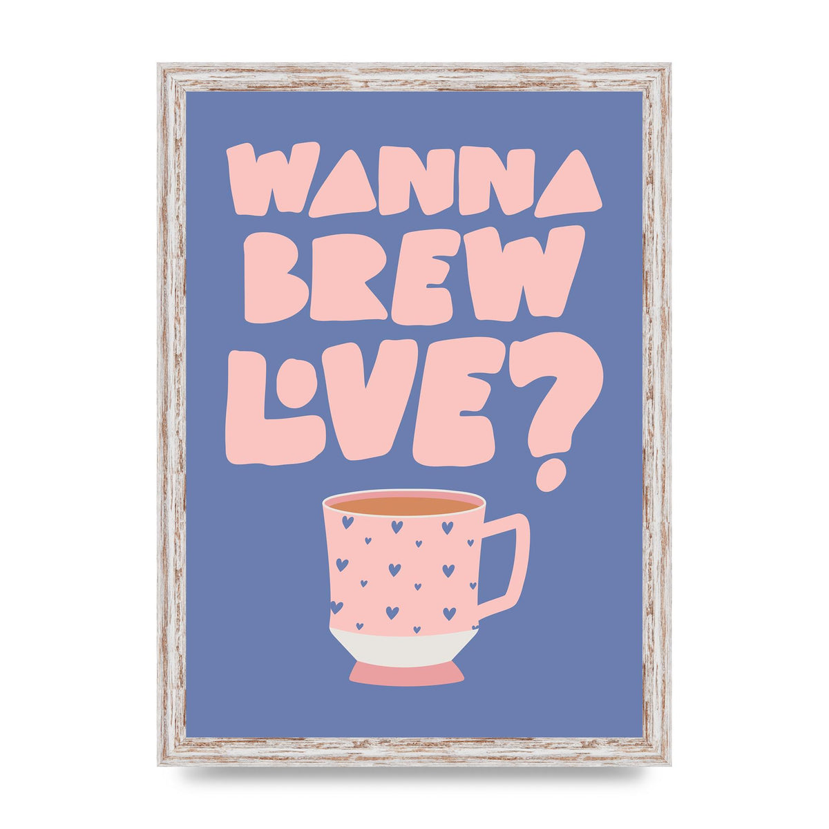 Brewing Love in Shades of Blue and Pink