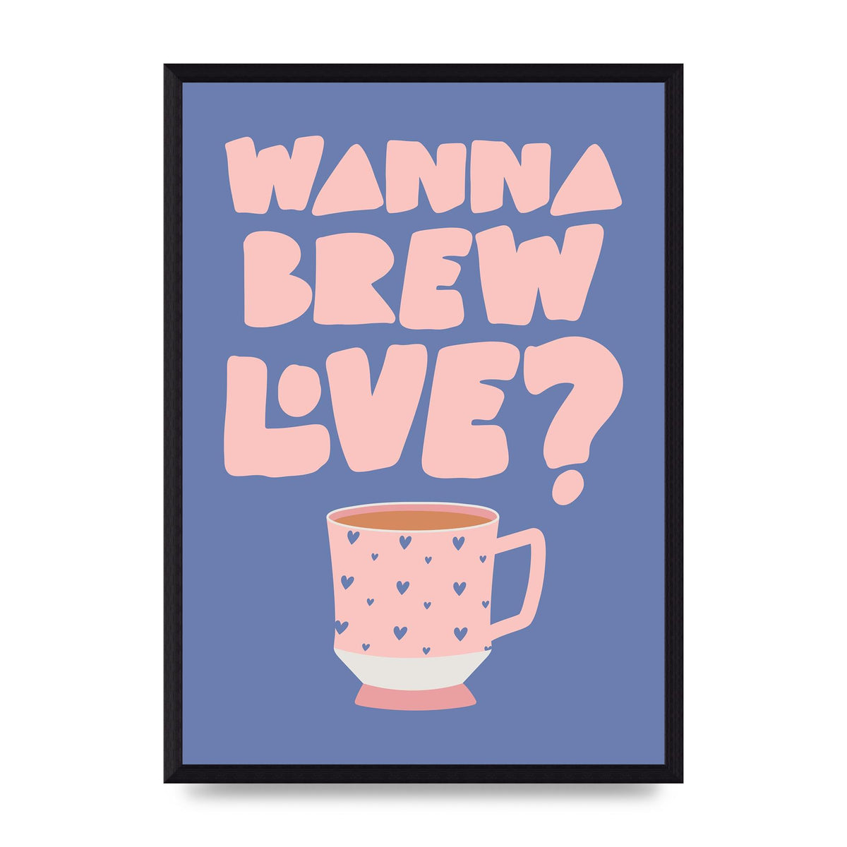 Brewing Love in Shades of Blue and Pink