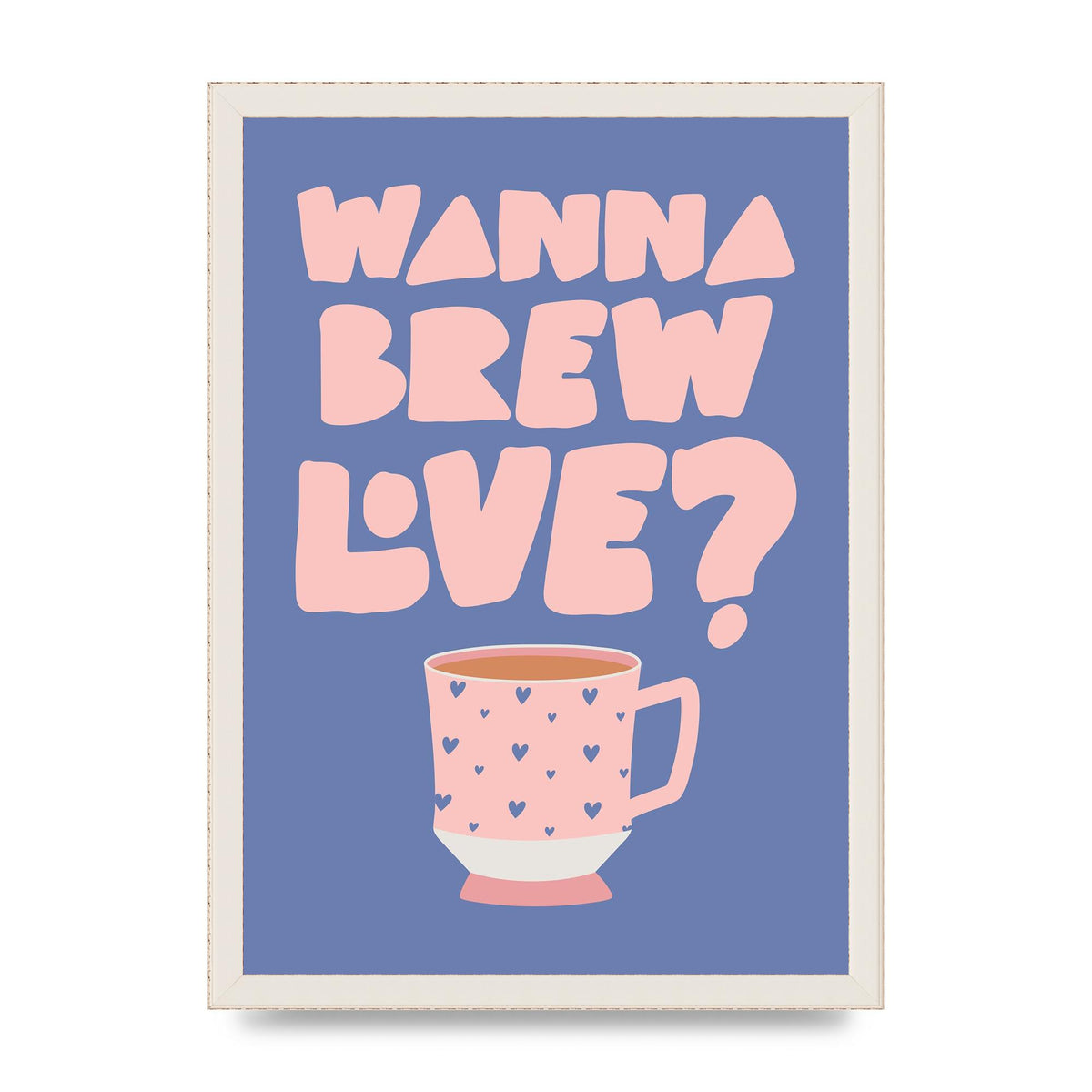 Brewing Love in Shades of Blue and Pink