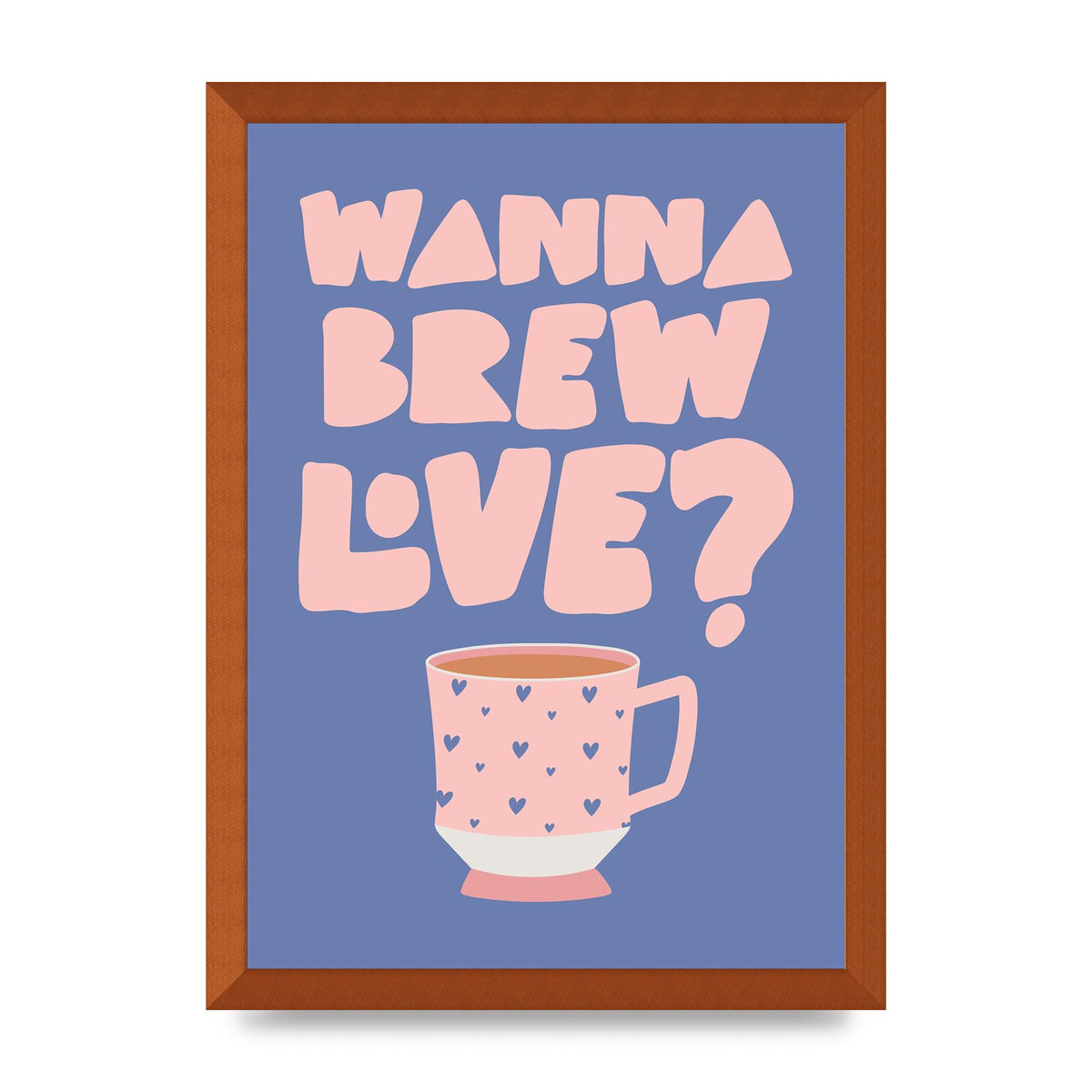 Brewing Love in Shades of Blue and Pink