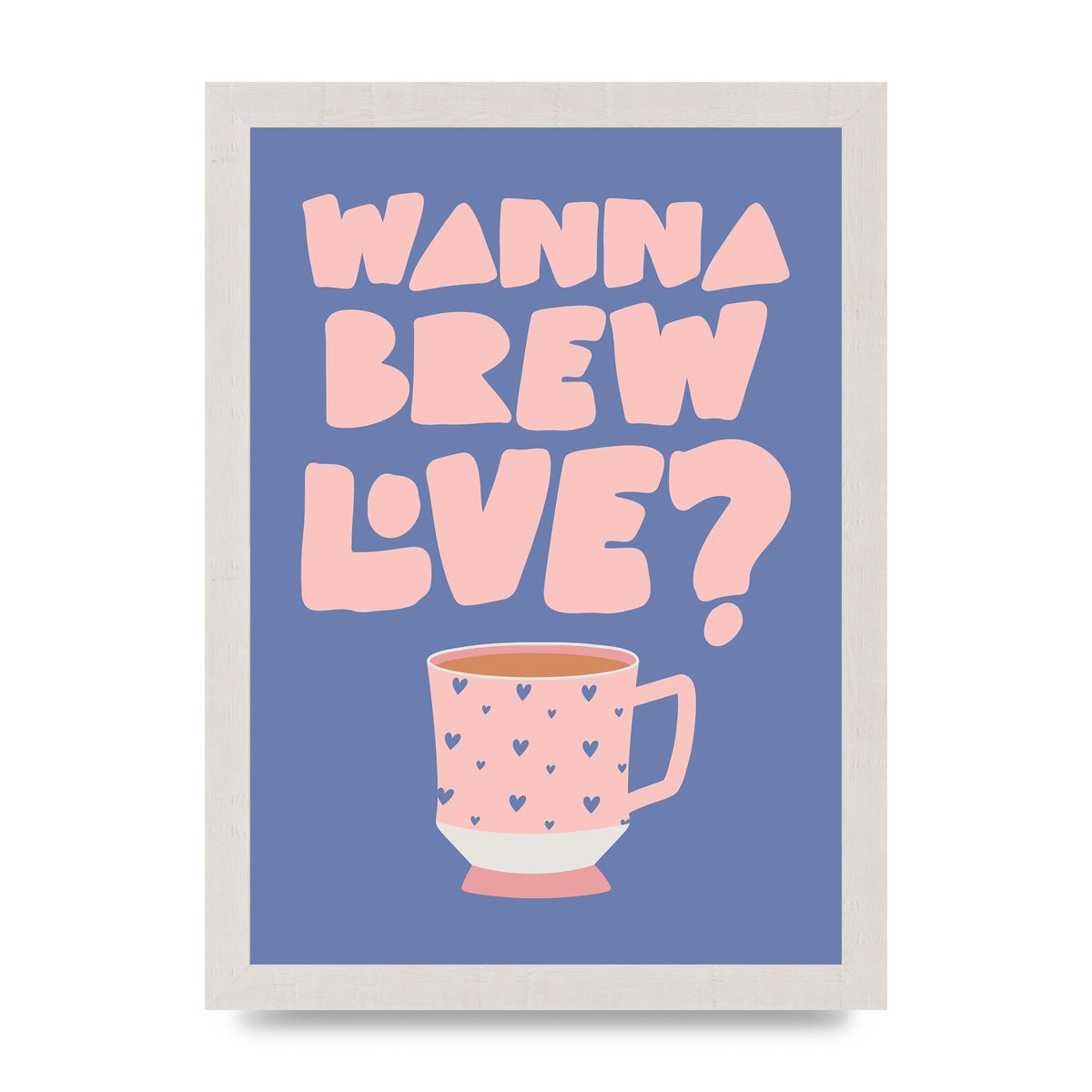Brewing Love in Shades of Blue and Pink
