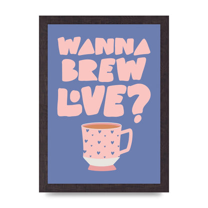 Brewing Love in Shades of Blue and Pink