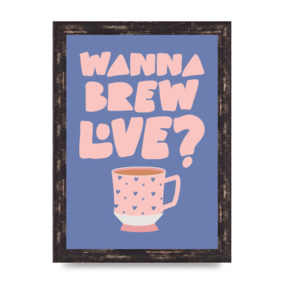 Brewing Love in Shades of Blue and Pink