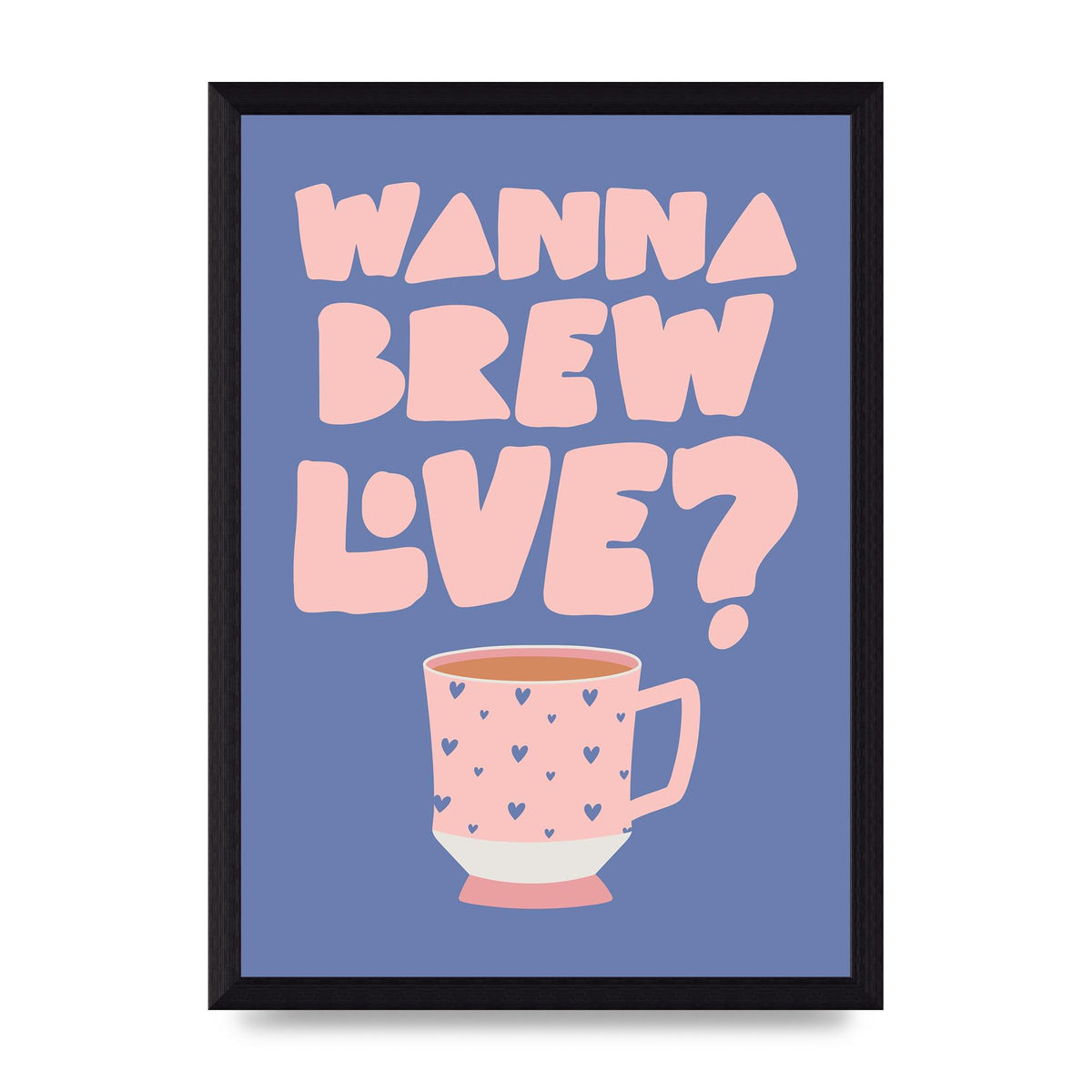 Brewing Love in Shades of Blue and Pink