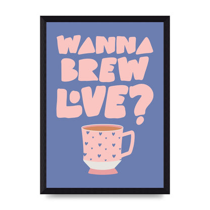 Brewing Love in Shades of Blue and Pink