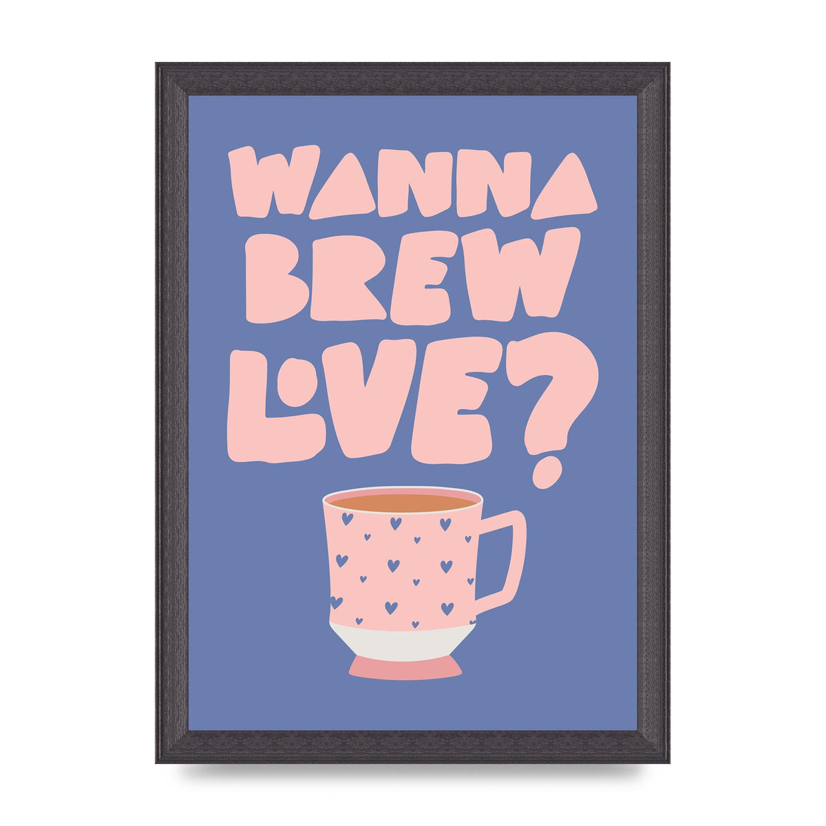 Brewing Love in Shades of Blue and Pink