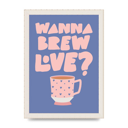 Brewing Love in Shades of Blue and Pink