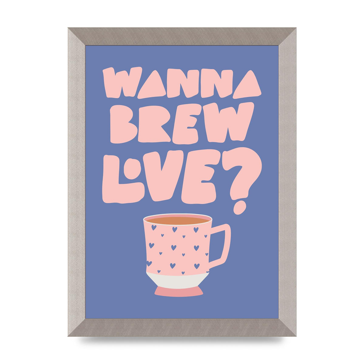 Brewing Love in Shades of Blue and Pink