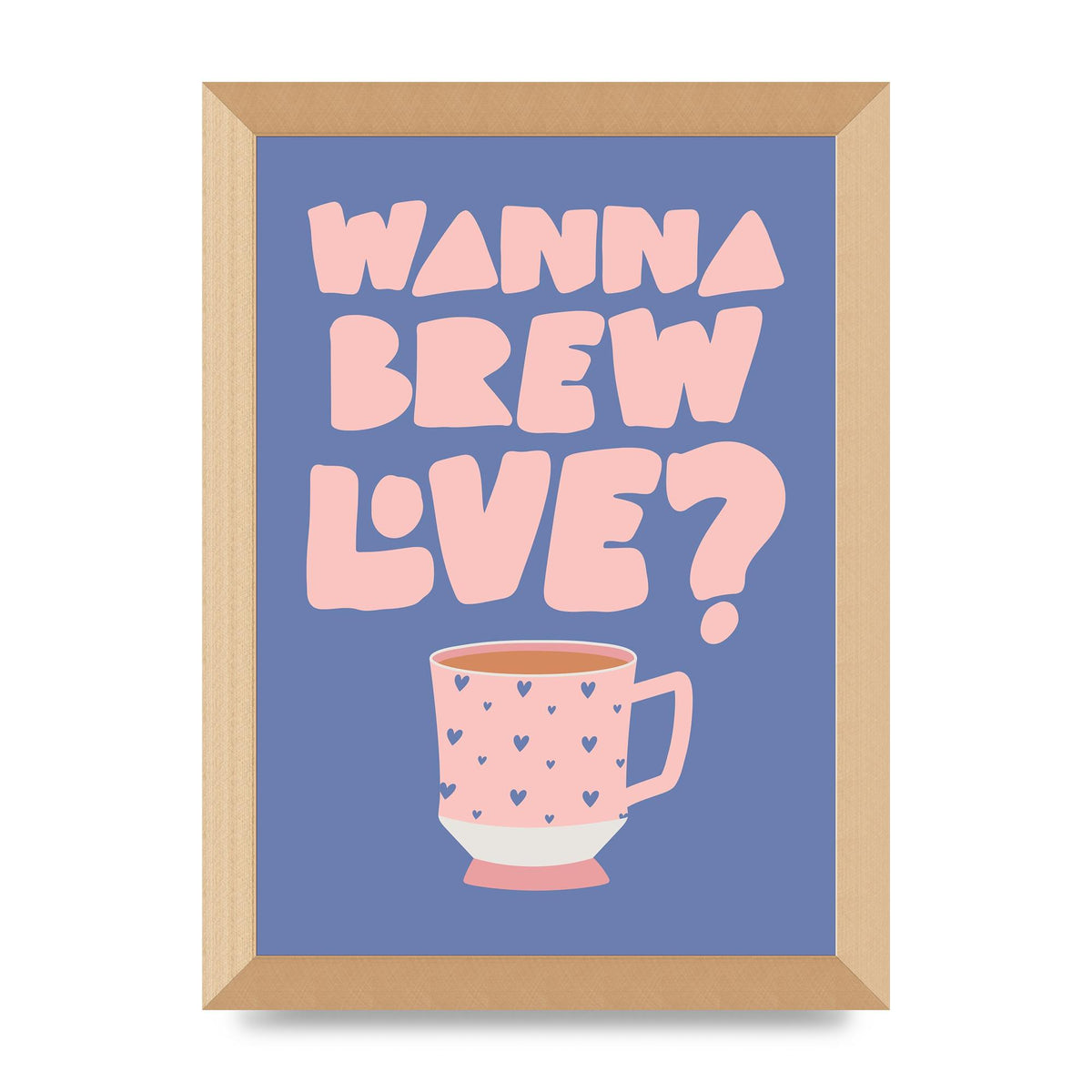 Brewing Love in Shades of Blue and Pink