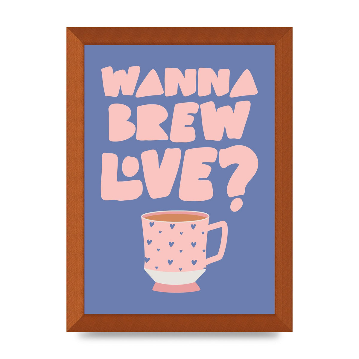 Brewing Love in Shades of Blue and Pink
