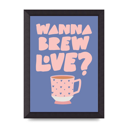 Brewing Love in Shades of Blue and Pink