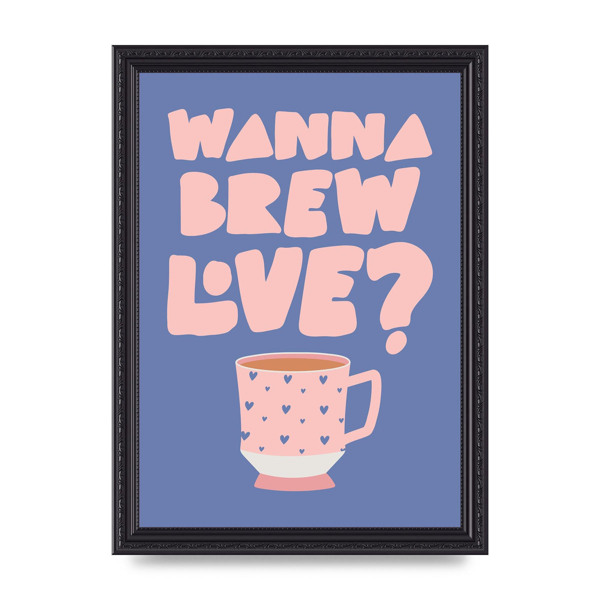 Brewing Love in Shades of Blue and Pink