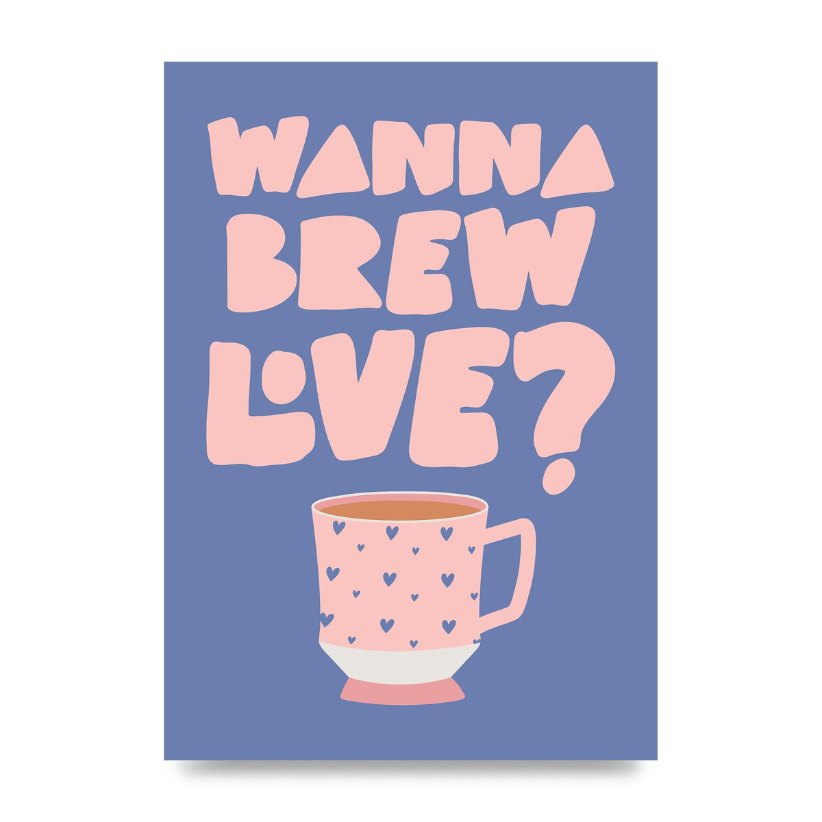 Brewing Love in Shades of Blue and Pink