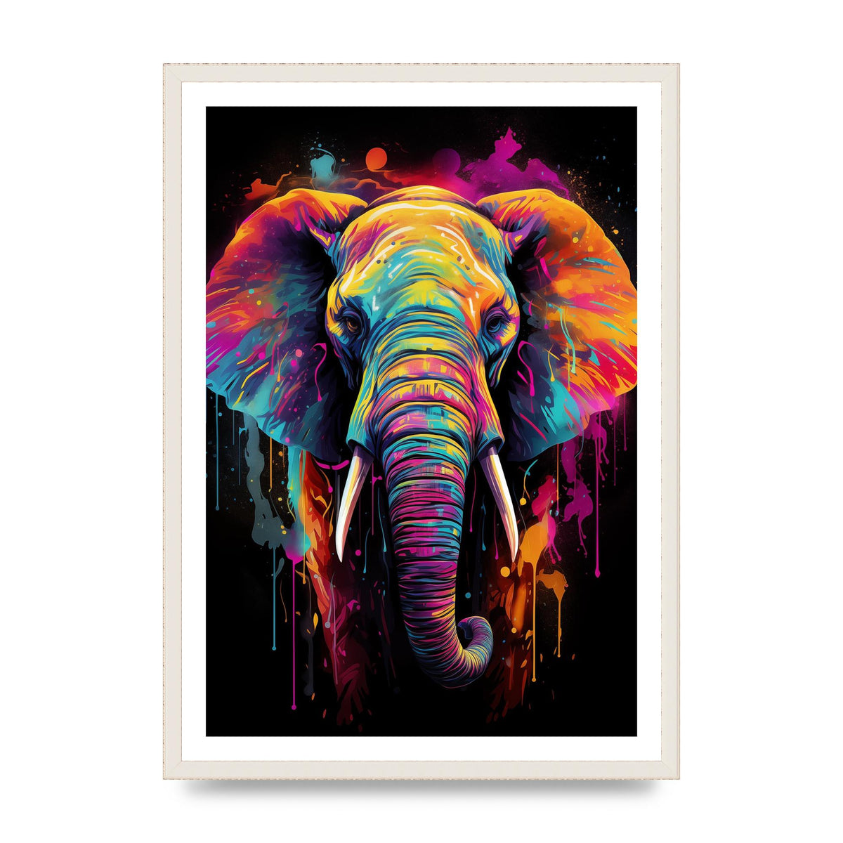 Elephants Neon Majesty