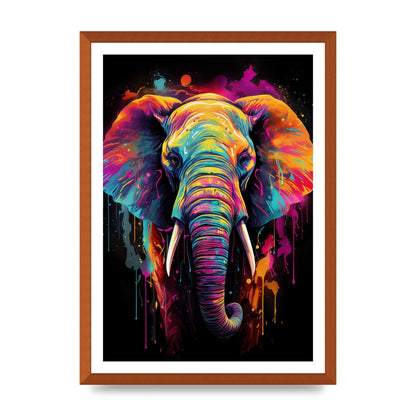 Elephants Neon Majesty