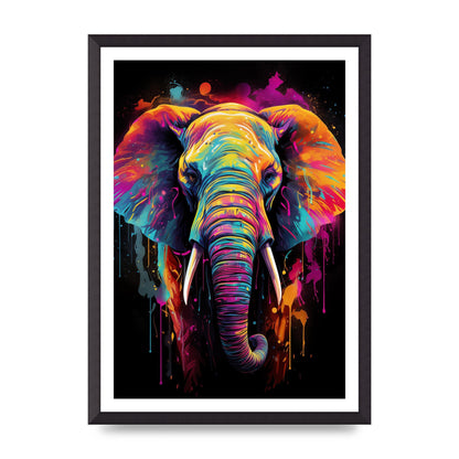 Elephants Neon Majesty