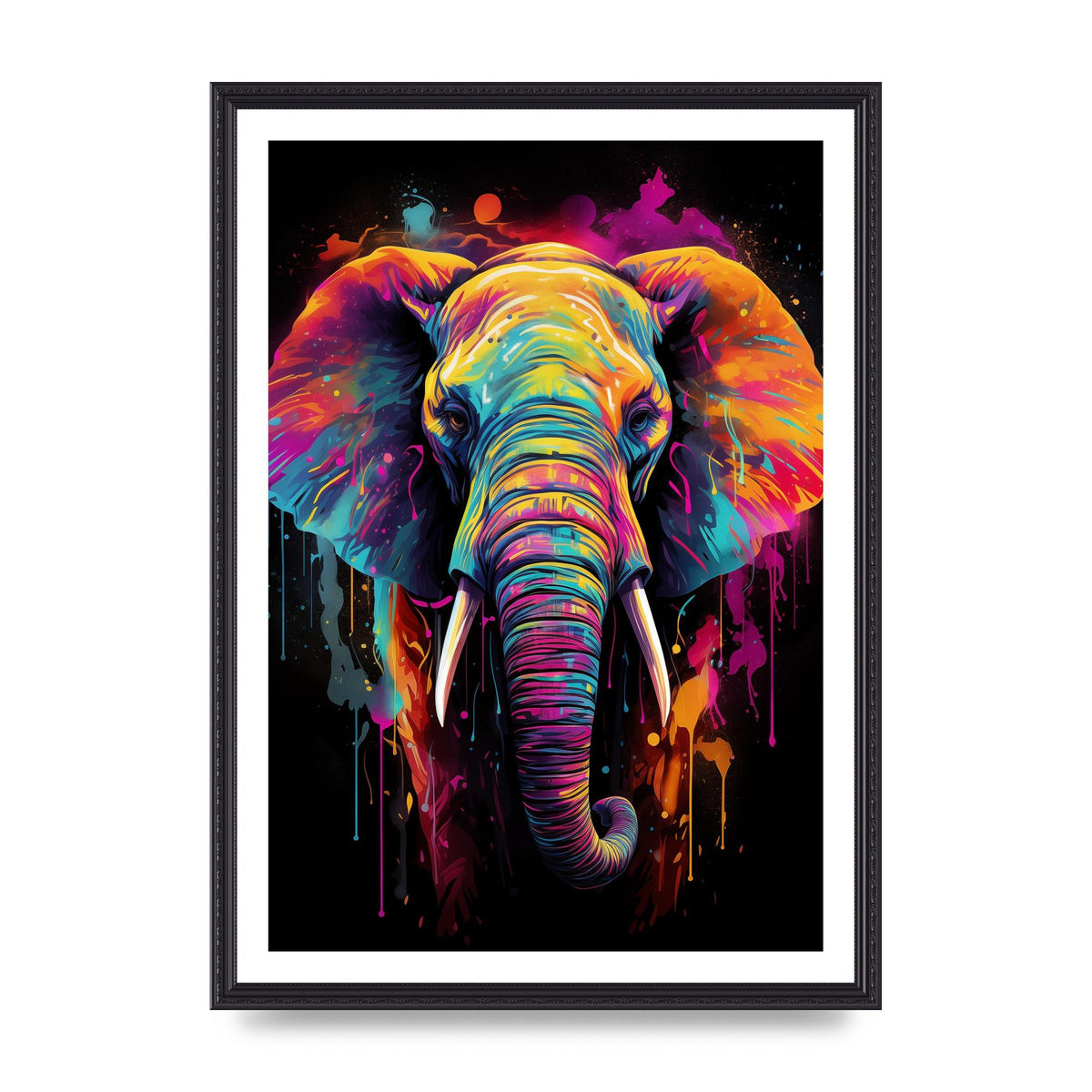 Elephants Neon Majesty