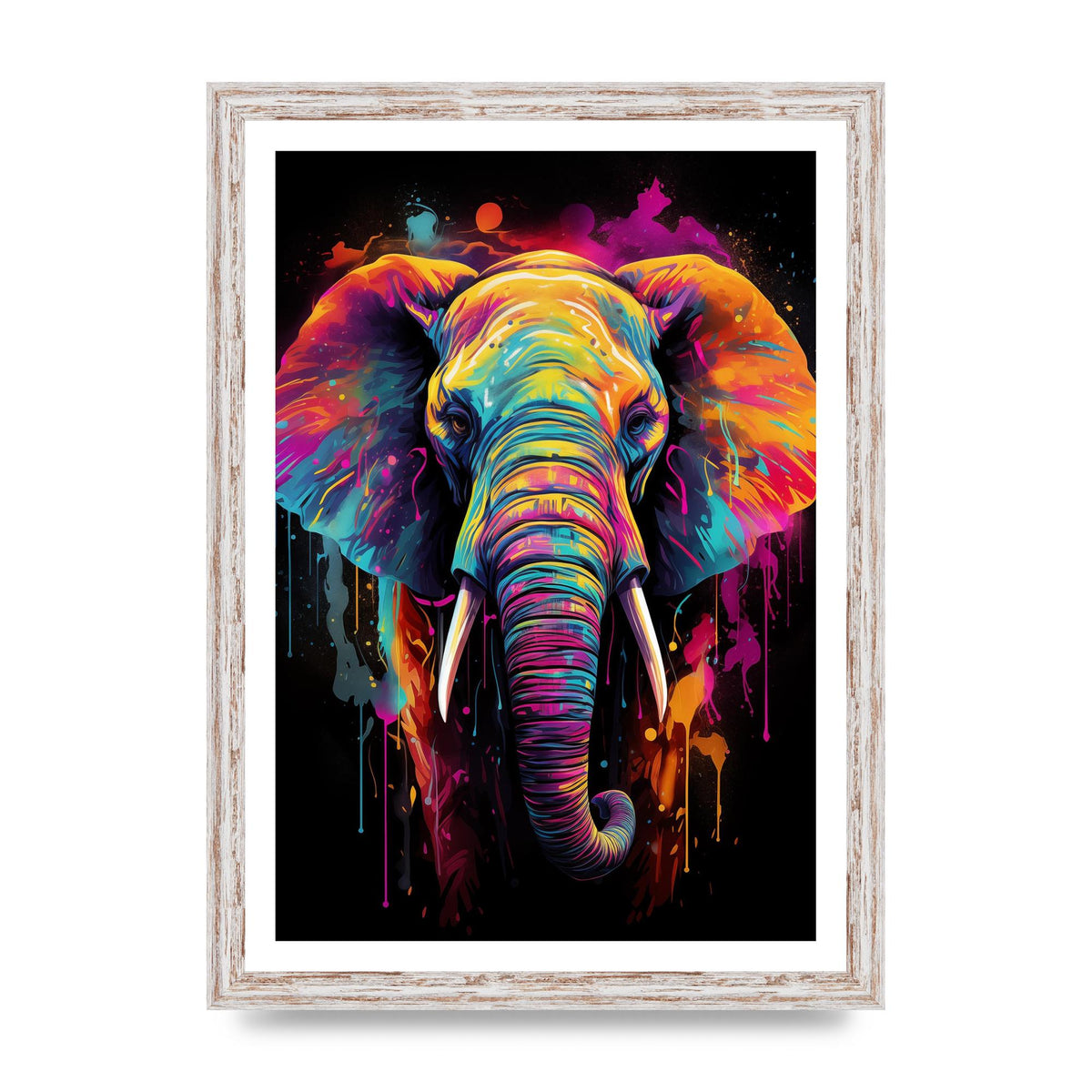 Elephants Neon Majesty